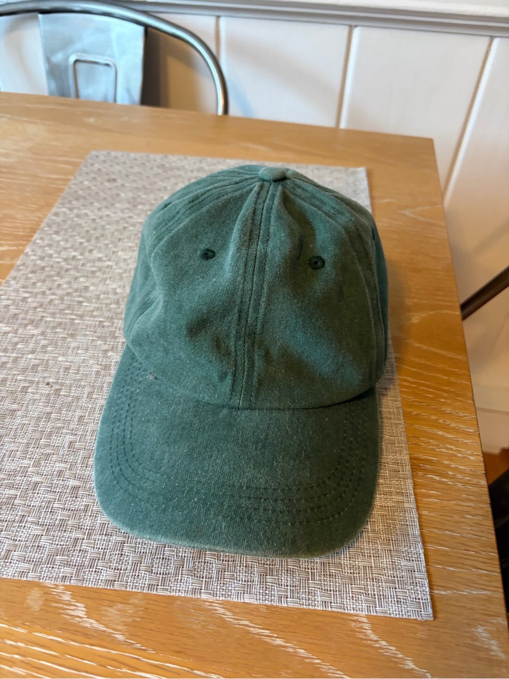 Green Classic Unbranded Baseball Cap